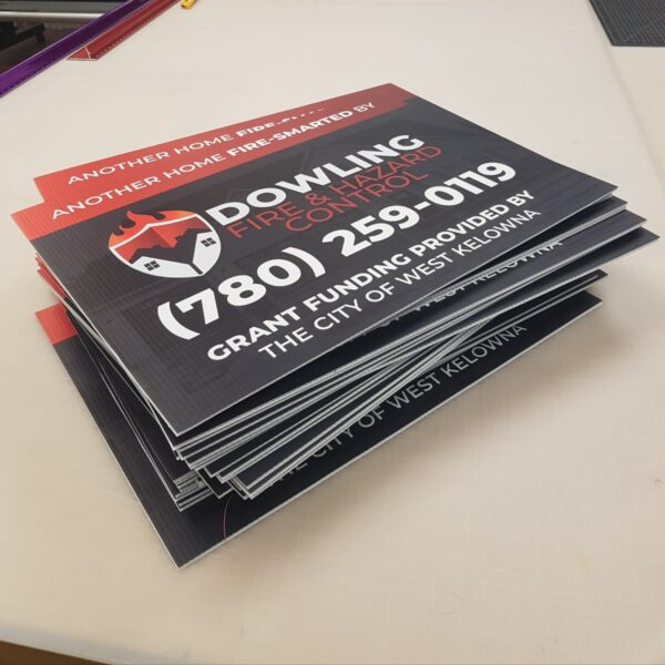 Lawn Signs Printed in Calgary | Affordable Yard Sign Printing